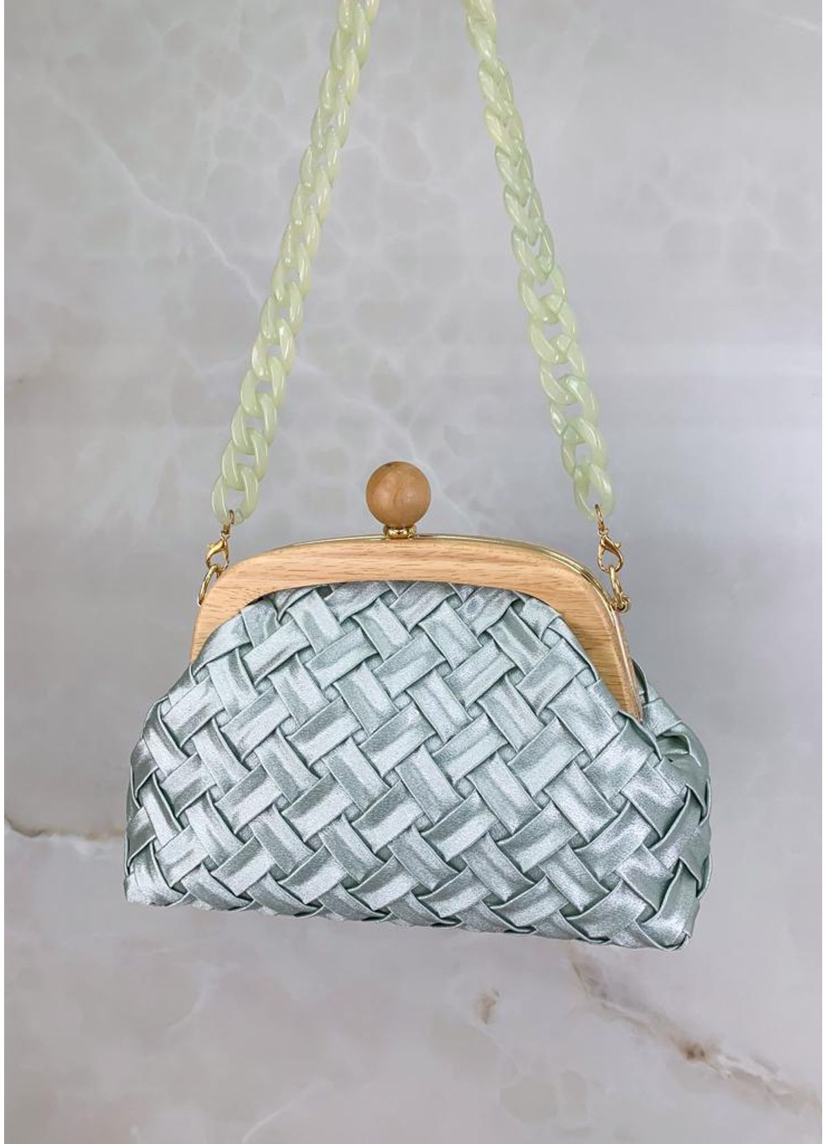 Clutch best sale verde menta