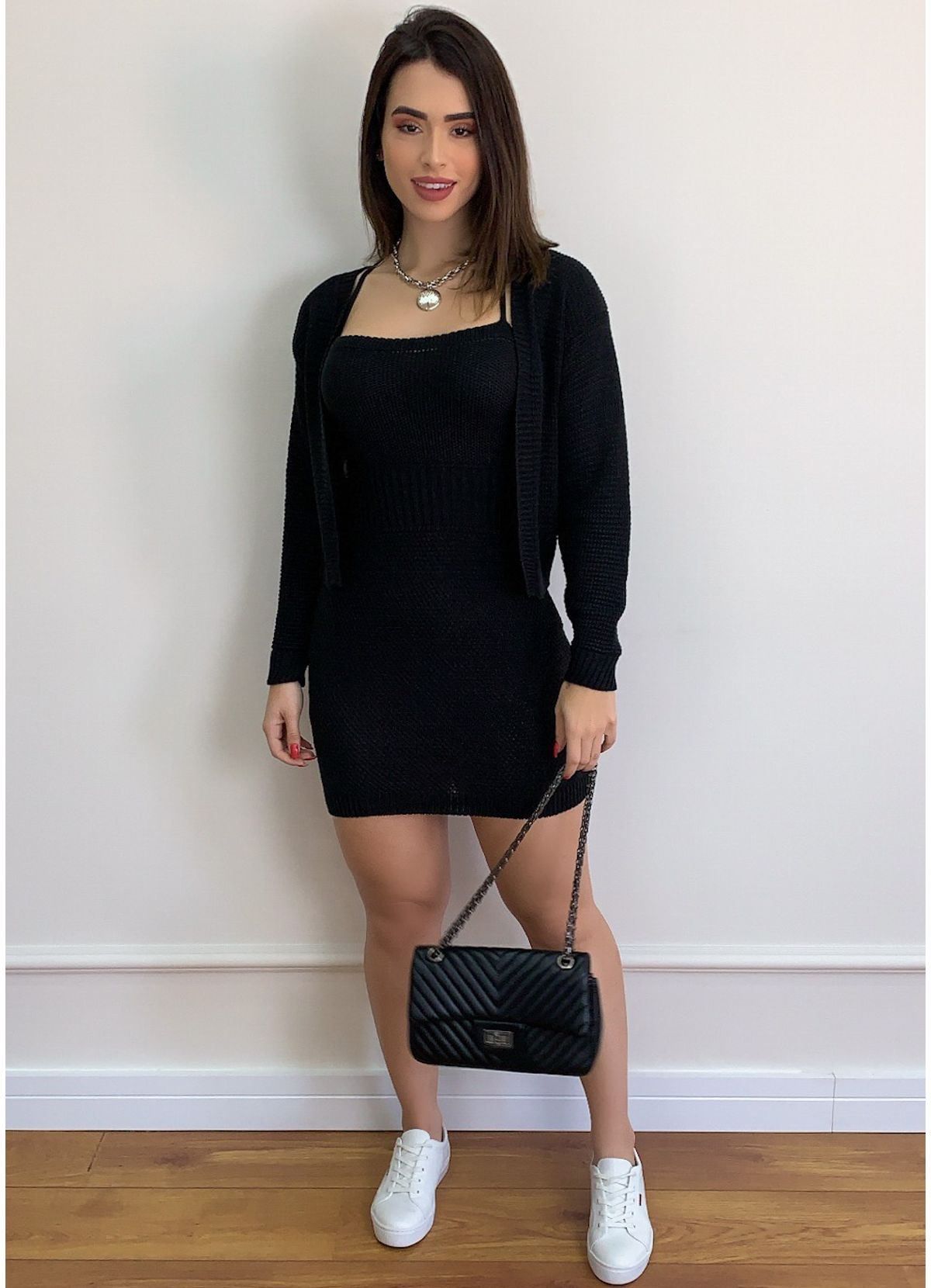 Vestido Fendi Tricot Preto - Shop2gether